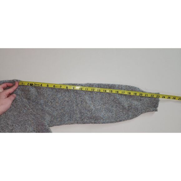 Vintage Boundary Waters Dayton Grey Shawl Neck Wool Sweater - Picture 5 of 8